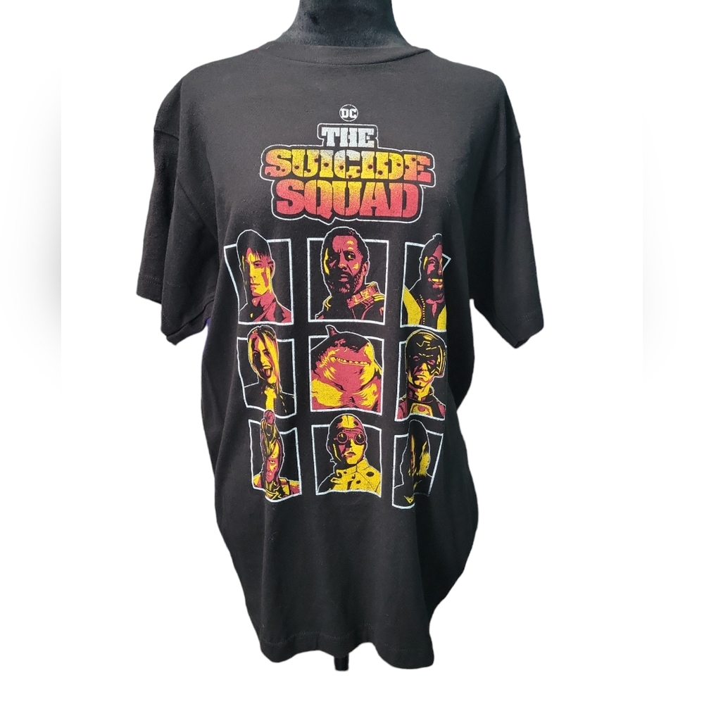 DC The Suicide Squad Tee Short Sleeve Men's Medium Black
